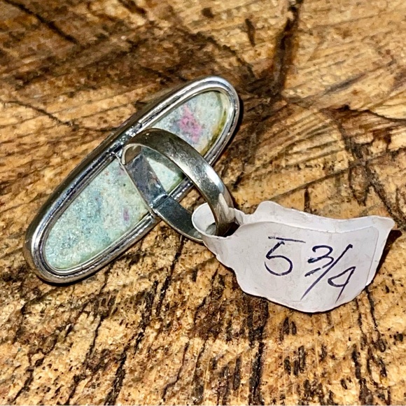 Ruby Fuchsite Ring Size 5 3/4 - Picture 4 of 6